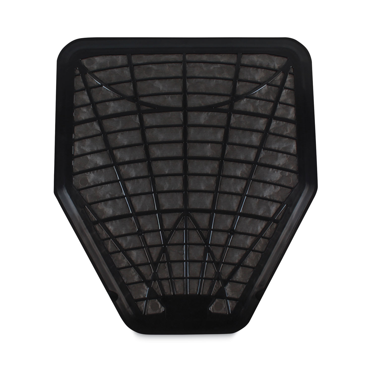 TOLCO Urinal Mat, 20.75 x 18.5, Black, 6/Carton - Image 4