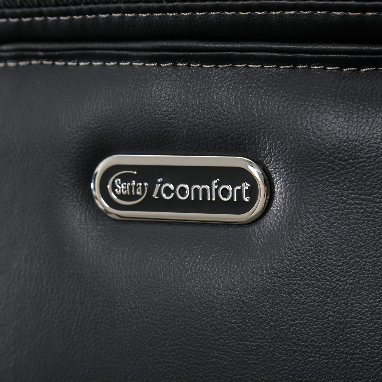 Serta iComfort i6000 Big Tall Ergonomic Bonded Leather HighBack Executive Office Chair BlackSilver PopularChairscom Serta iComfort i6000 Big Tall Ergonomic Bonded Leather High Back Executive Office Chair BlackSilver PopularChairscom
