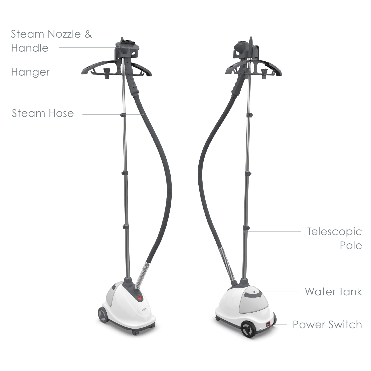 Pure Enrichment PureSteam XL Standing Fabric Steamer - Image 6