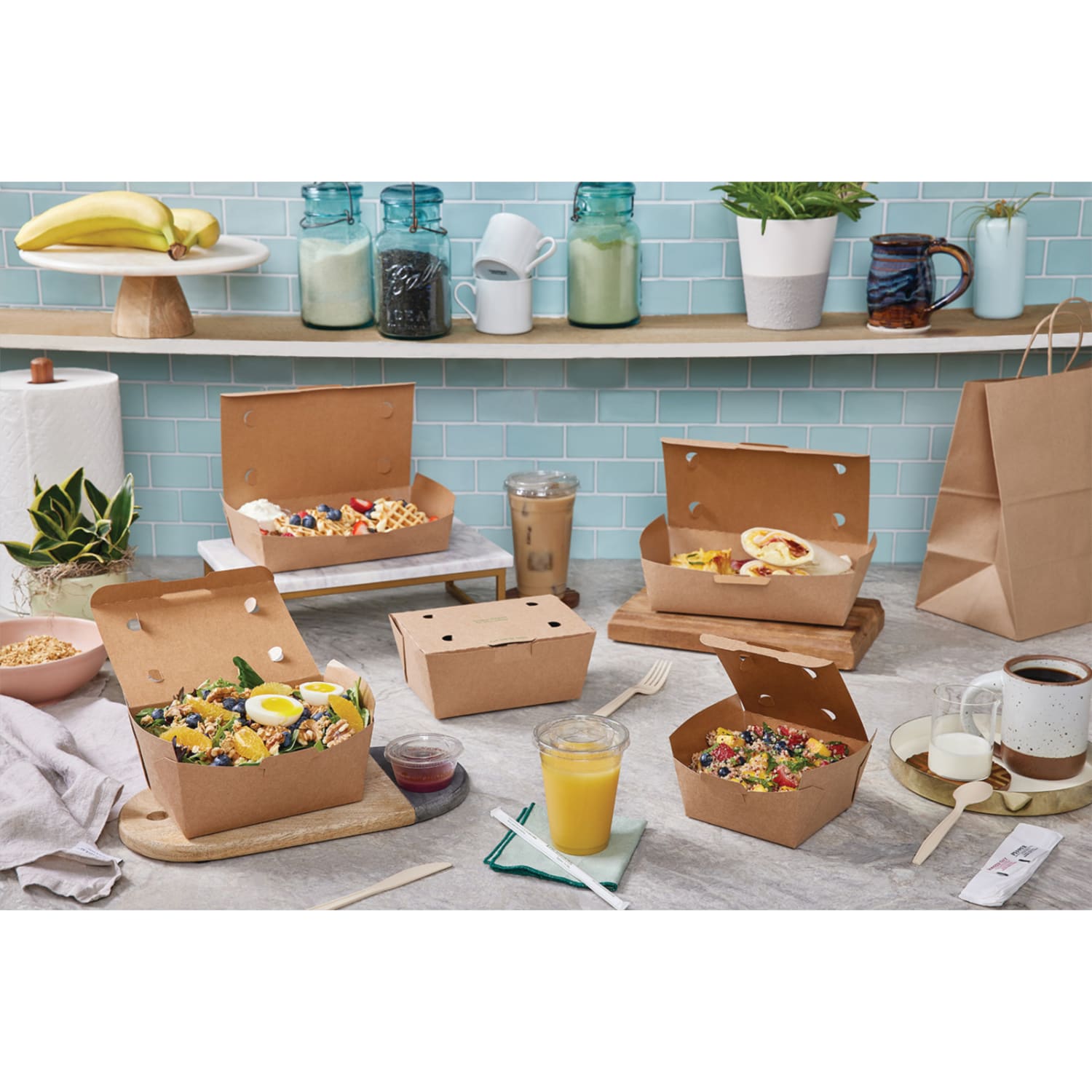 Pactive EarthChoice Tamper Evident OneBox Paper Boxes, 2-1/2inH x 4-1/2inW x 4-1/2inD, Pack Of 312 Boxes - Image 5