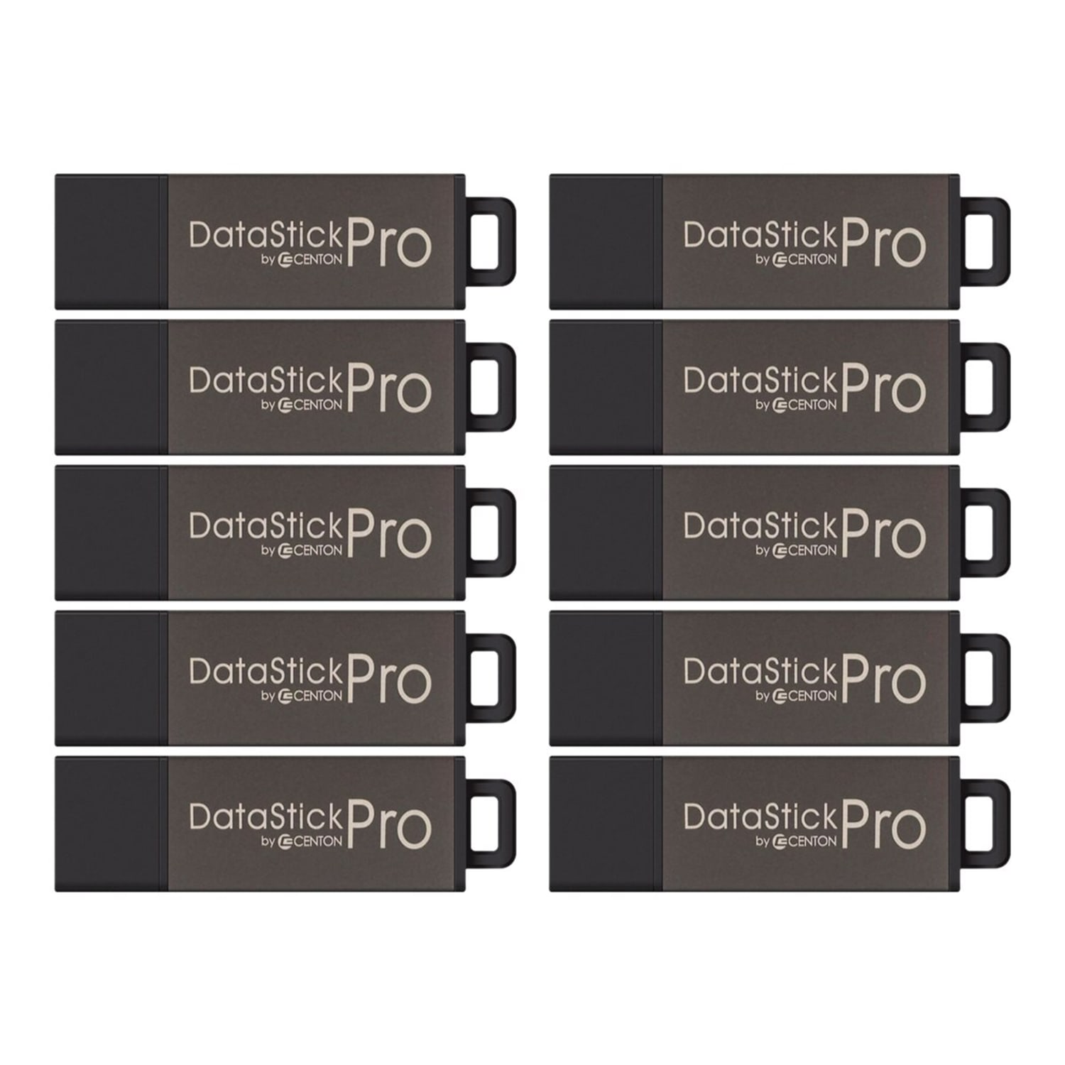 Centon DataStick Pro USB Flash Drives, USB 2.0, 4GB, Gray, Pack Of 50, S1-U2P1-4G50PK - Image 6