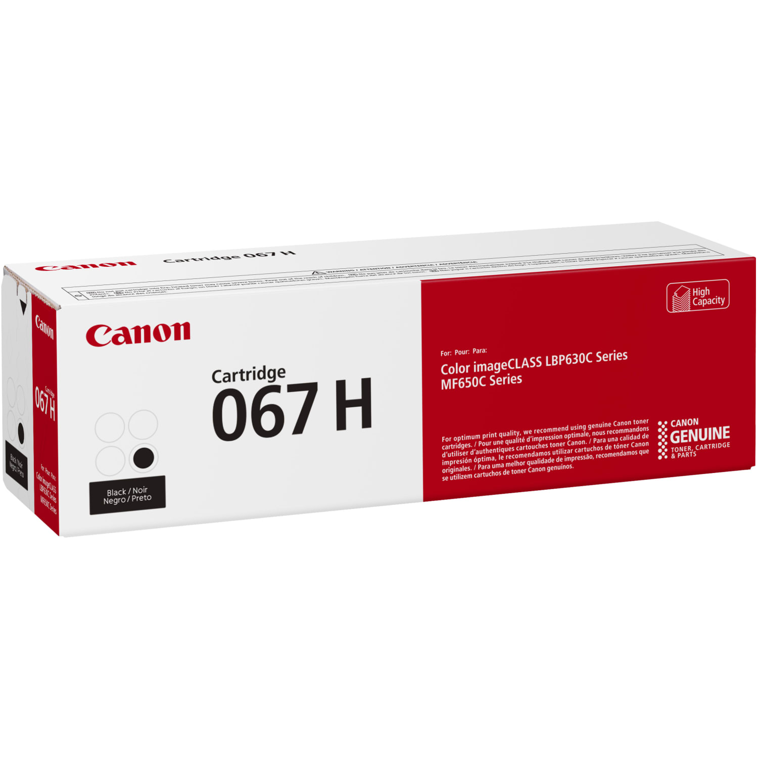 Canon 067 Black Toner Cartridge, High-Yield, 5106C001 - Image 3