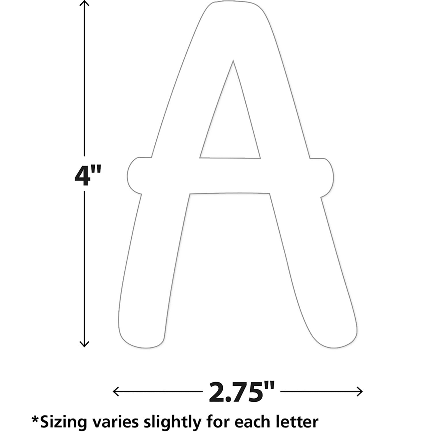 Teacher Created Resources Letters Combo Pack, 4in, Modern Classic White, 257 Per Pack, Set Of 2 Packs - Image 4