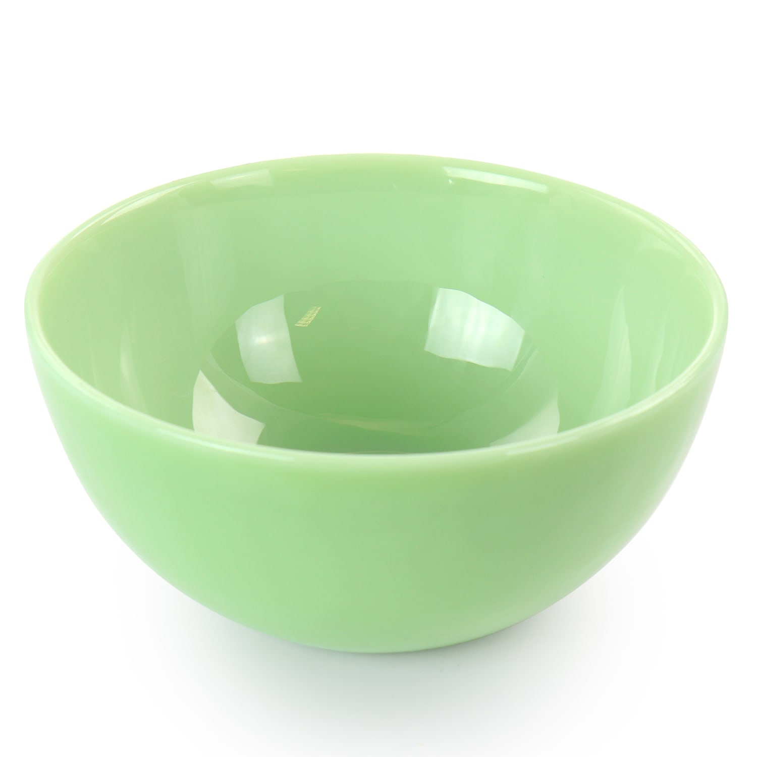 Martha Stewart Jadeite Glass 2-Piece Bowl Set, 6in, Jade Green - Image 3