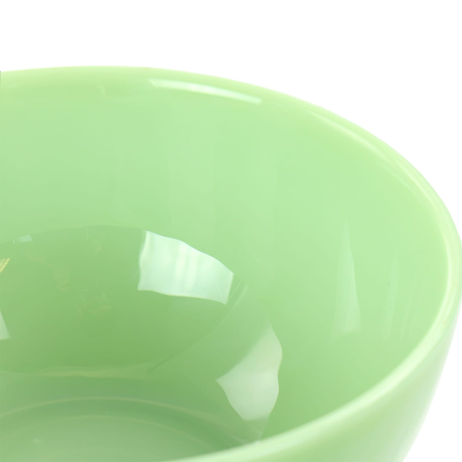 Martha Stewart Jadeite Glass 2-Piece Bowl Set, 6in, Jade Green - Image 6