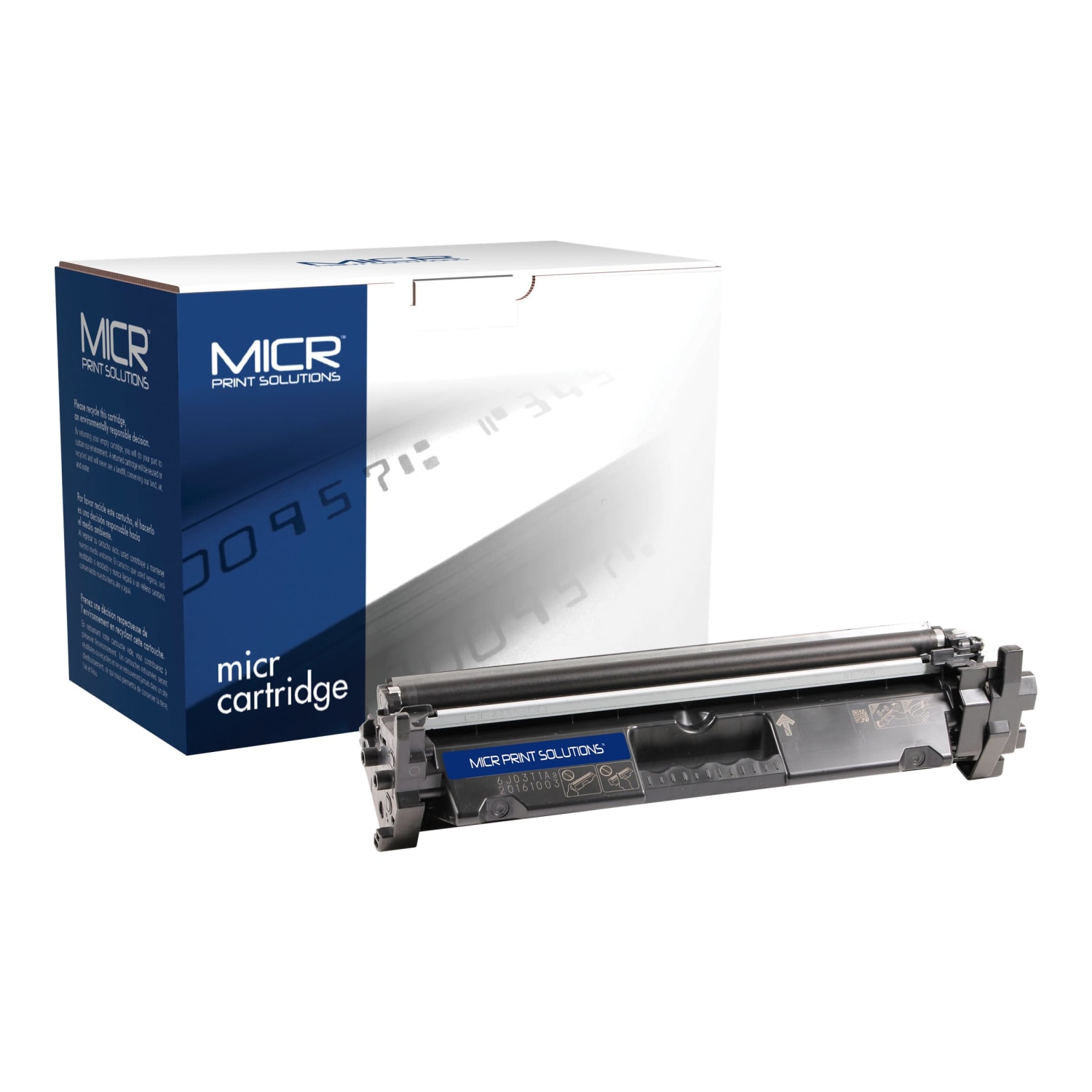 MICR Print Solutions Black High Yield MICR Toner Cartridge Replacement For HP 30X, MCR30XM