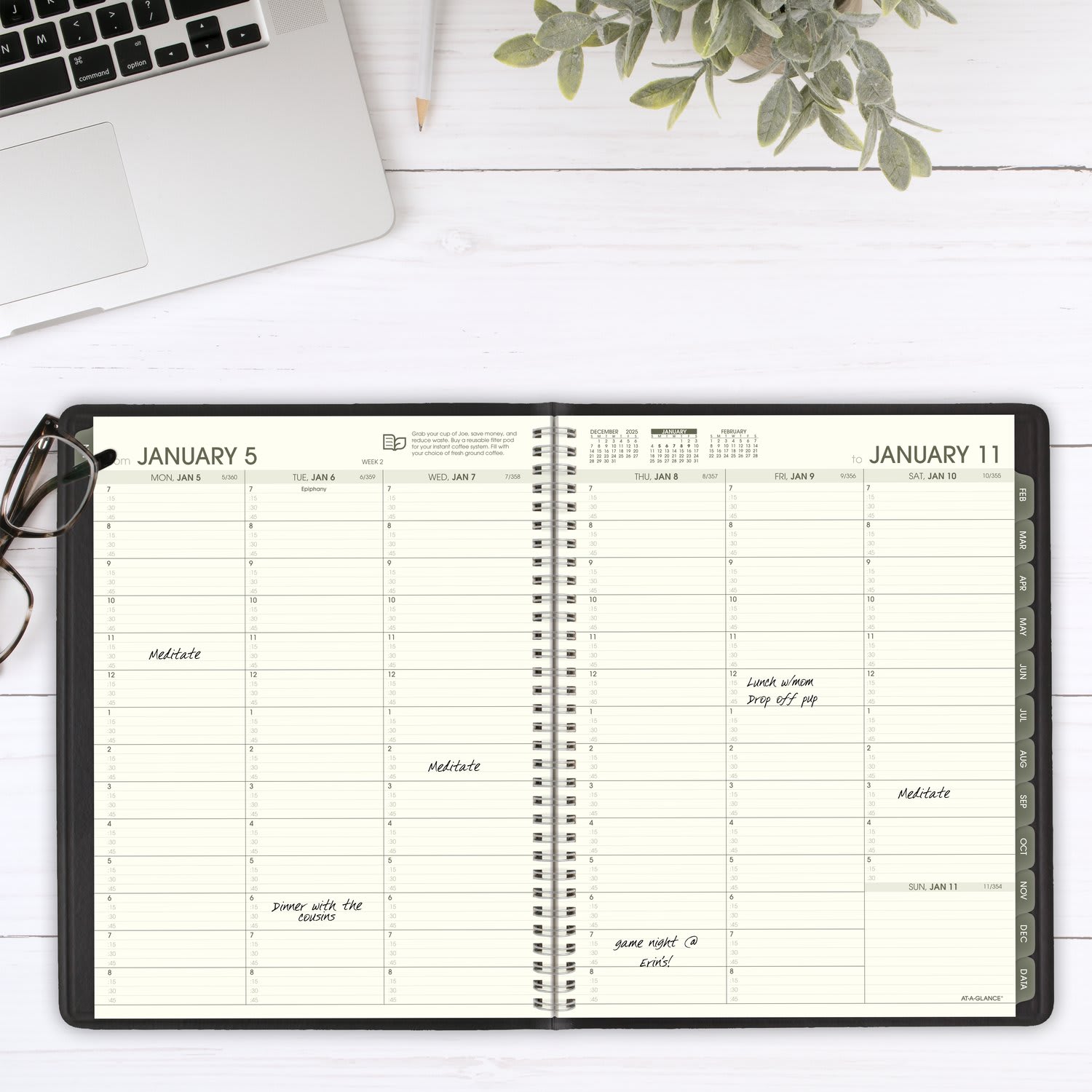 AT-A-GLANCE Recycled Weekly Monthly Appointment Books, 70950G0526 - Image 3