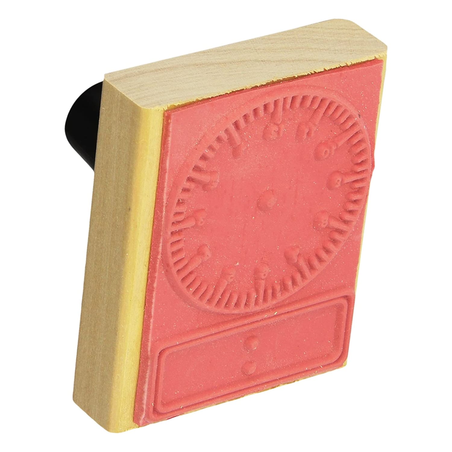Ready 2 Learn Wood Digital Clock Stamps, 3-1/4in x 2-15/16in x 2-5/8in, Multicolor, Pack Of 6 Stamps - Image 4