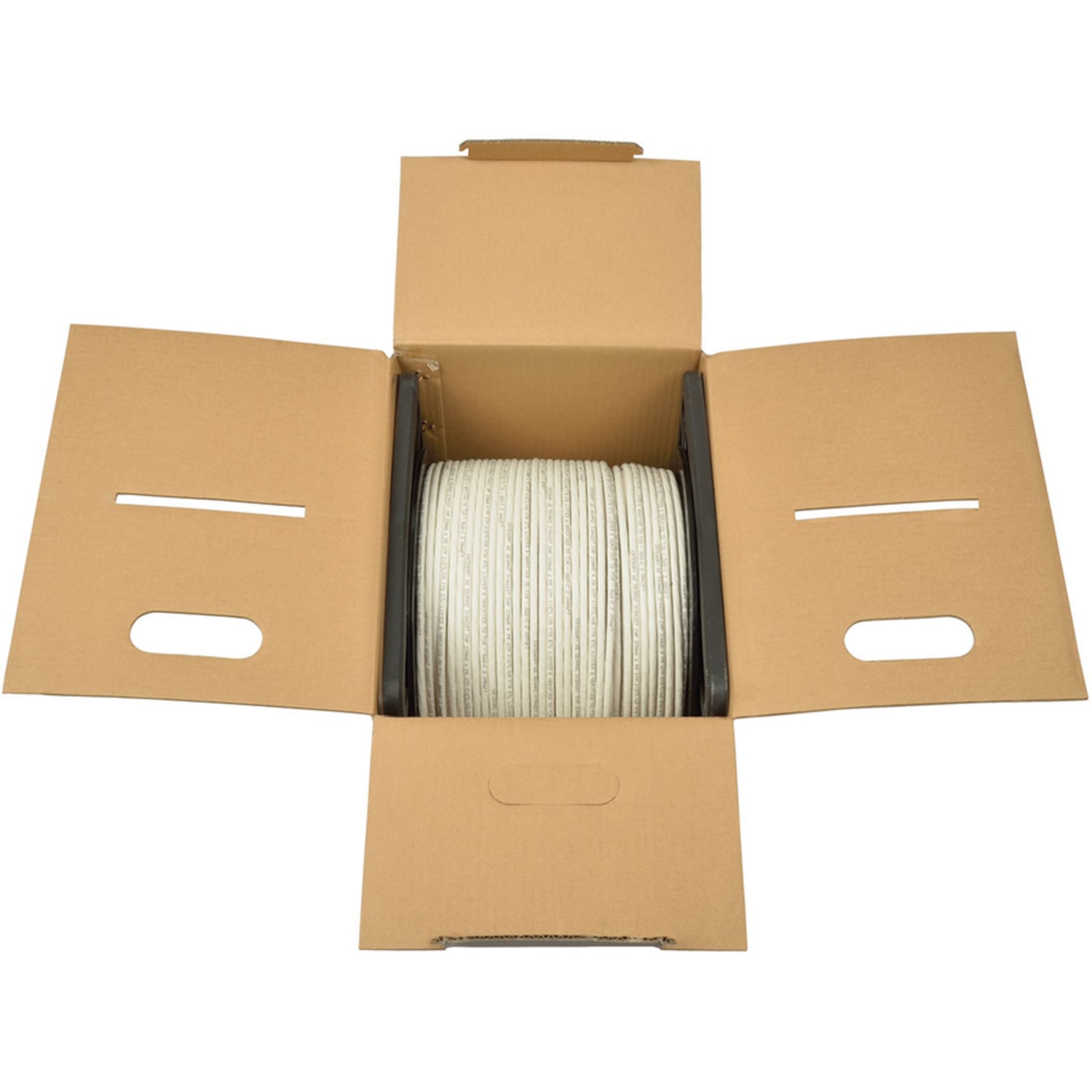 Eaton Tripp Lite Series Cat6 Gigabit Solid Core Plenum-Rated UTP CMP PVC Bulk Ethernet Cable, White, 1000 ft. (304.8 m) - N22401KWH - Image 5