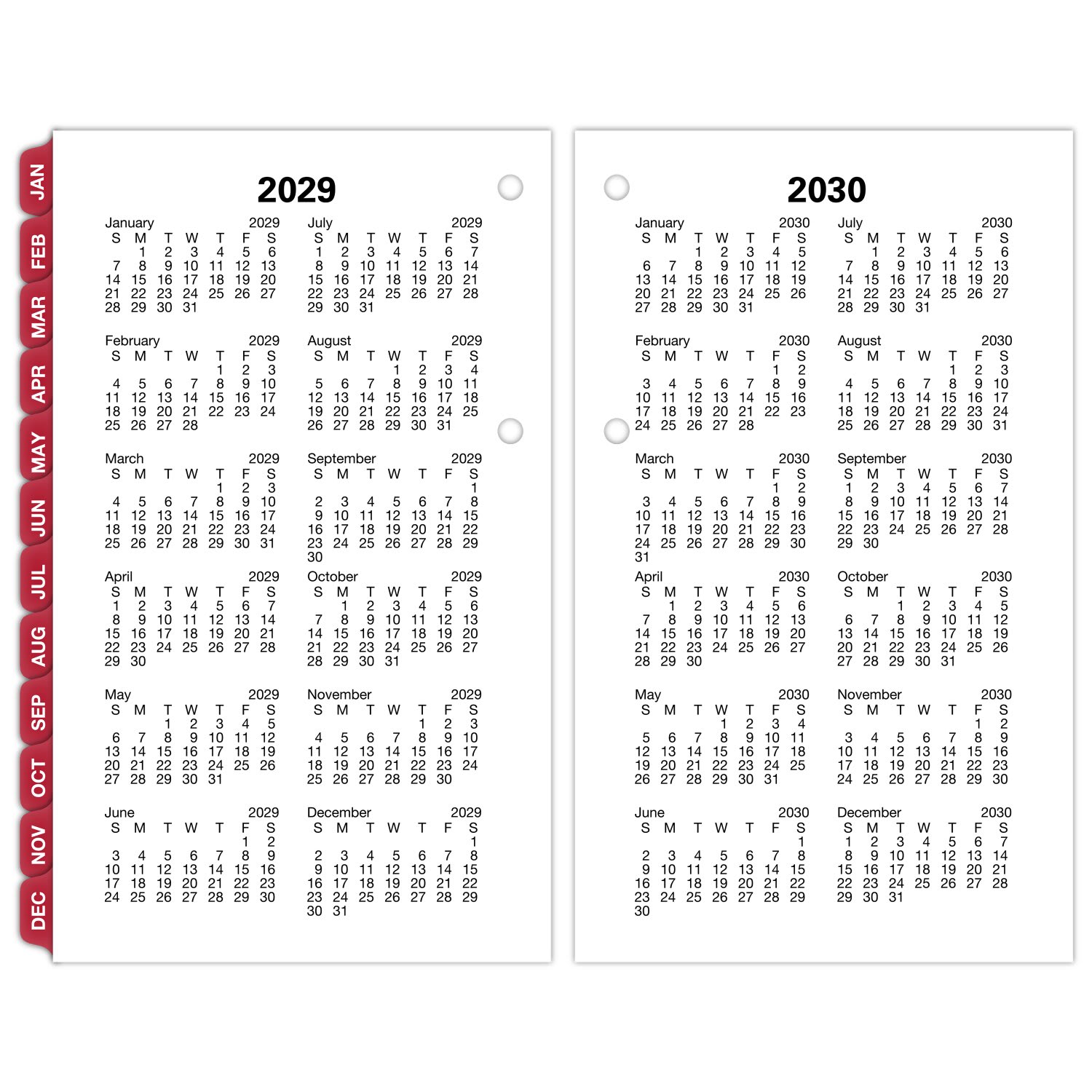 AT-A-GLANCE 2027 Daily Loose-Leaf Desk Calendar Refill With Weekends, Standard, 3 1/2in x 6in - Image 6