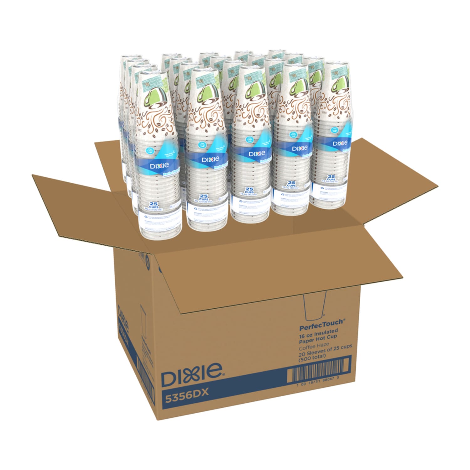 Dixie PerfecTouch by GP PRO Hot Cups, 16 Oz., Pack Of 25 - Image 5
