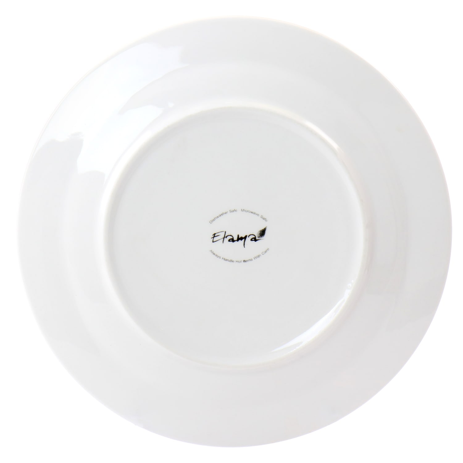 Elama Spring Bloom 16-Piece Round Porcelain Dinnerware Set, Multicolor - Image 3