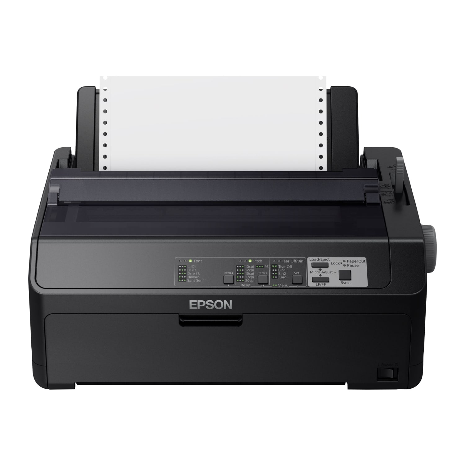 Epson FX-890II 9-pin Dot Matrix Printer, Monochrome, Energy Star, C11CF37201