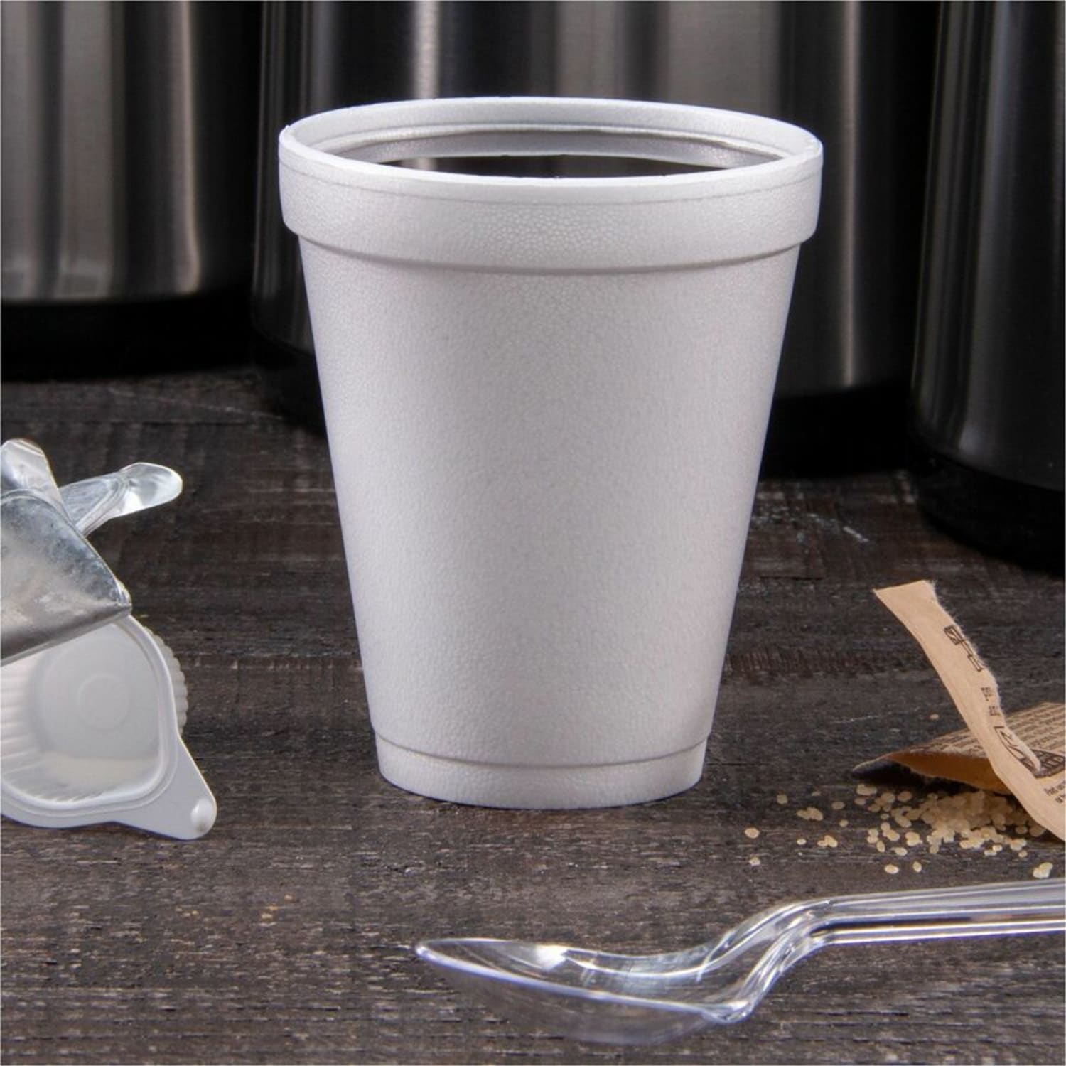 Dart Insulated Foam Drinking Cups, White, 10 Oz, Case Of 1,000 Cups - Image 4