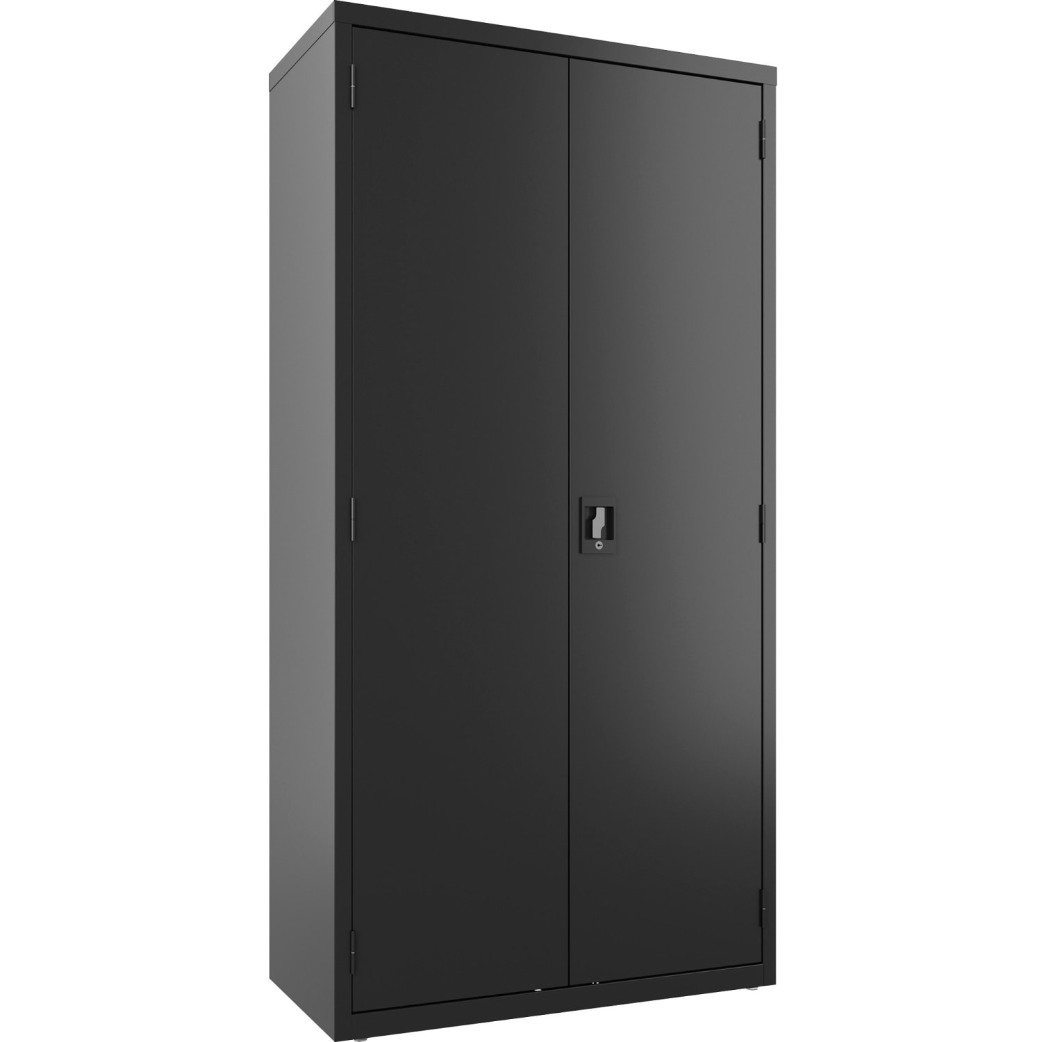 Lorell Fortress Series Steel Wardrobe Cabinet, Black - Image 5