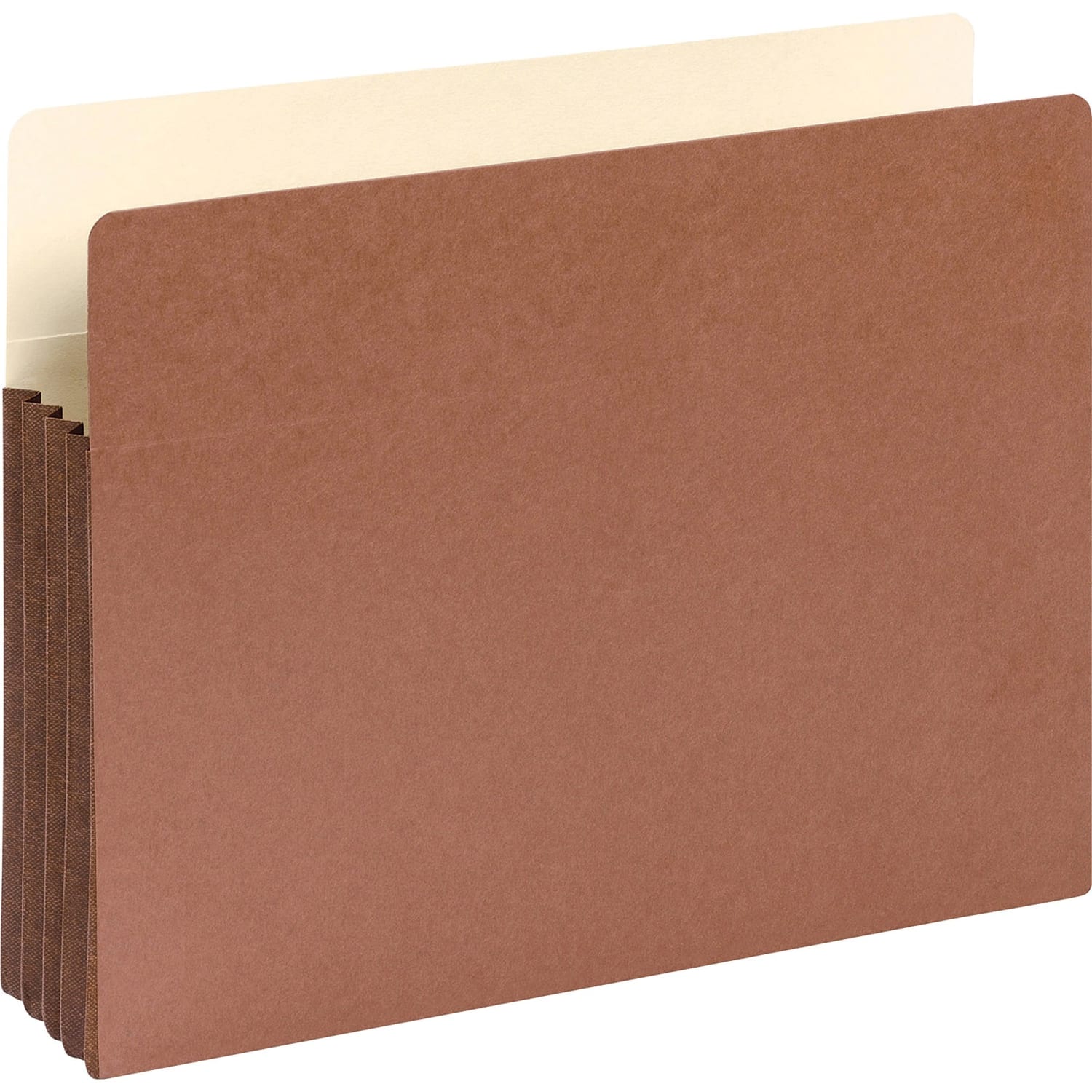 Smead Easy-Access Top-Tab Tyvek File Pockets, Letter Size, 3 1/2in Expansion, 30% Recycled, Redrope, Box Of 10 - Image 3