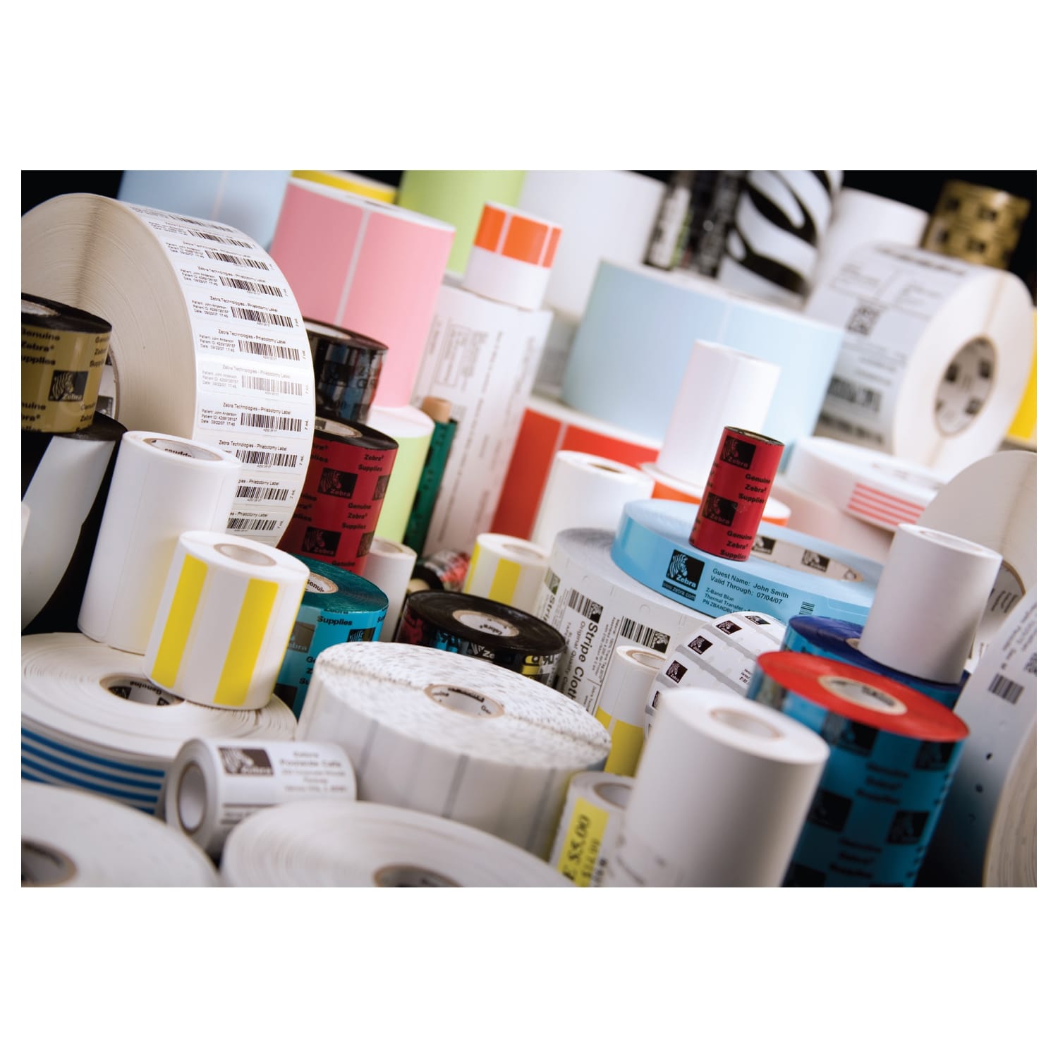 Zebra Label Polypropylene Thermal Transfer Labels, 3in x 5in, White, 1015 Per Roll, Case Of 4 Rolls - Image 3
