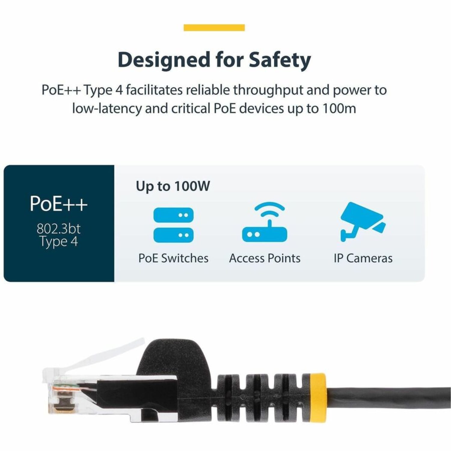 StarTech.com 6 ft CAT6 Cable - Slim CAT6 Patch Cord - Blue - Snagless RJ45 Connectors - Gigabit Ethernet Cable - 28 AWG - LSZH (N6PAT6BLS) - Image 6