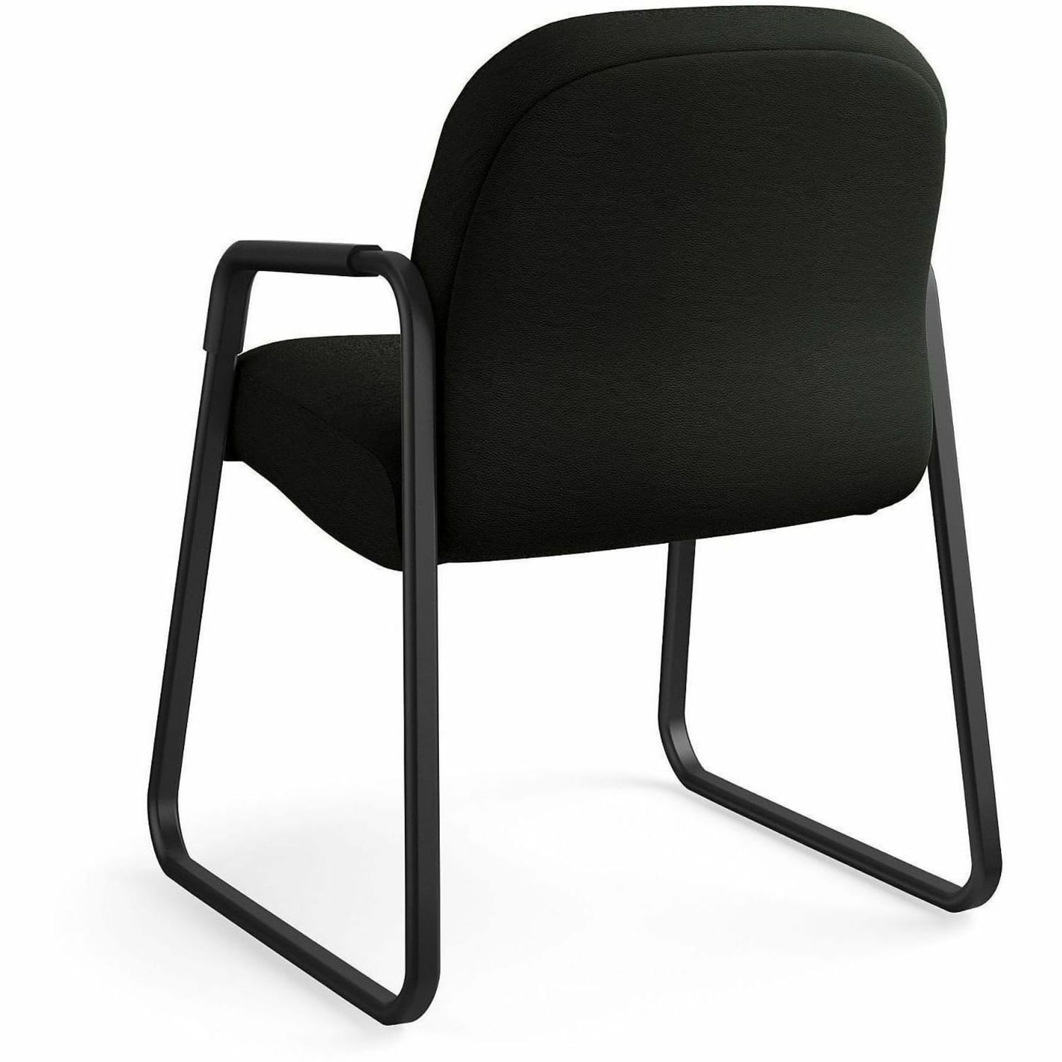 HON PillowSoft Bonded Leather Guest Chair Black PopularChairscom HON Pillow Soft Bonded Leather Guest Chair Black PopularChairscom