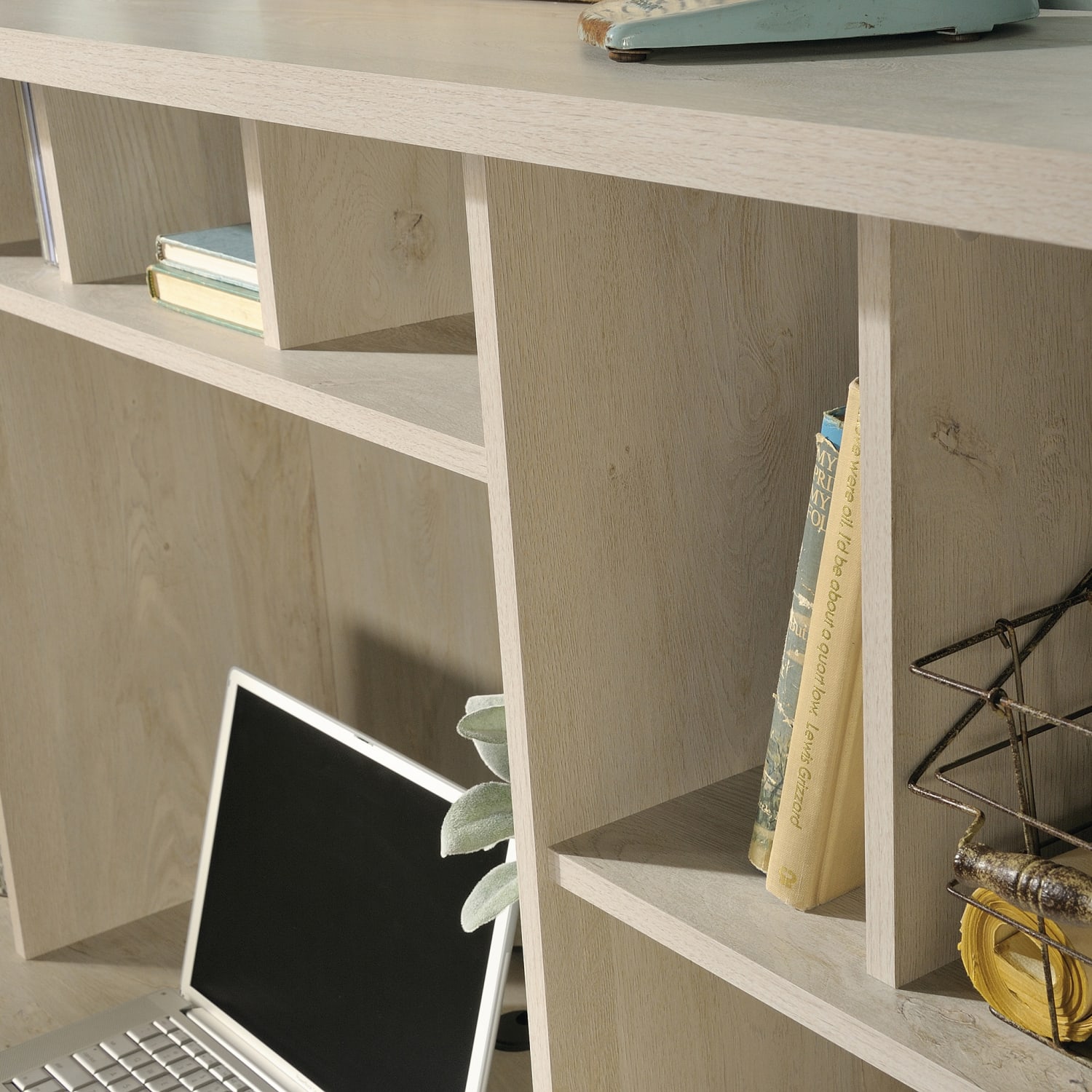 Sauder Costa Hutch, Chalked Chestnut - Image 4