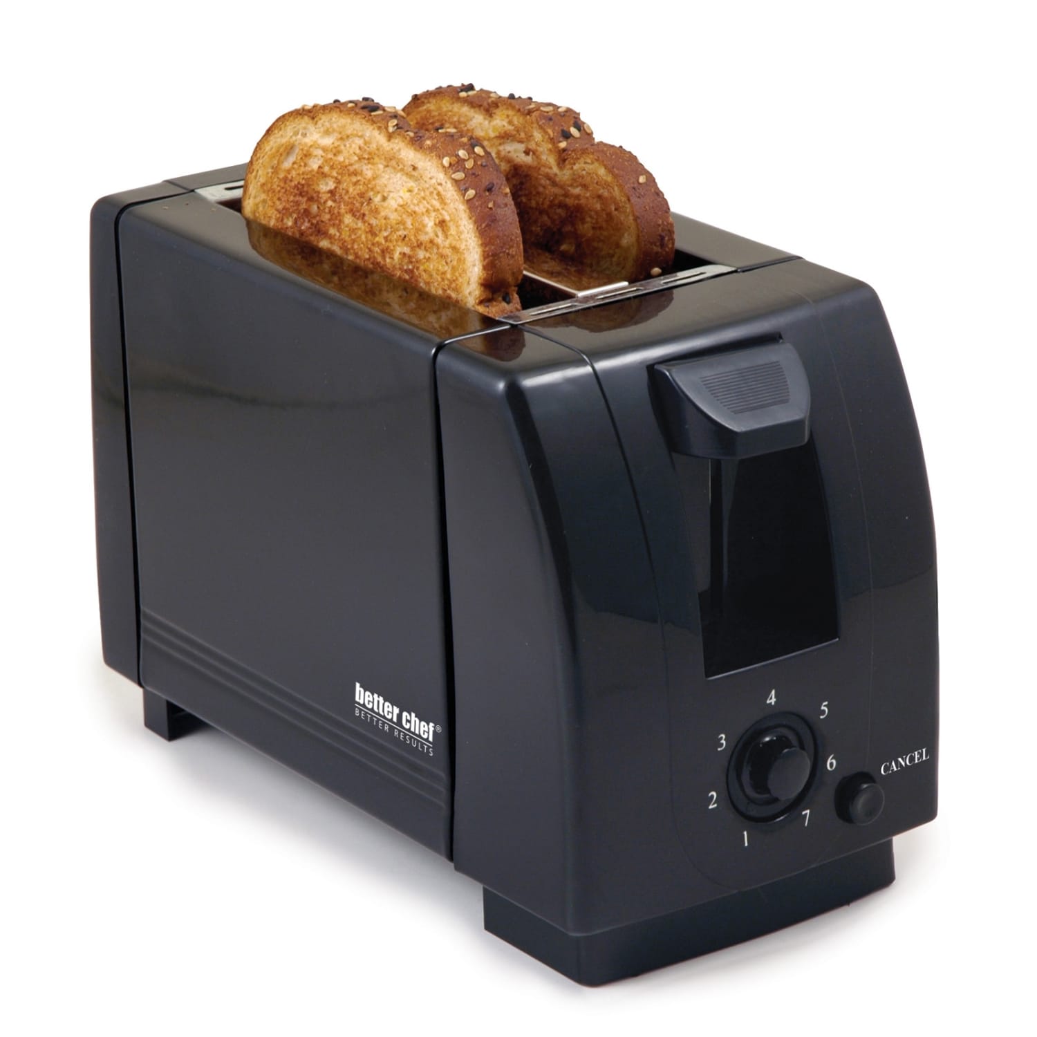 Better Chef 2-Slice Toaster, Black - Image 4