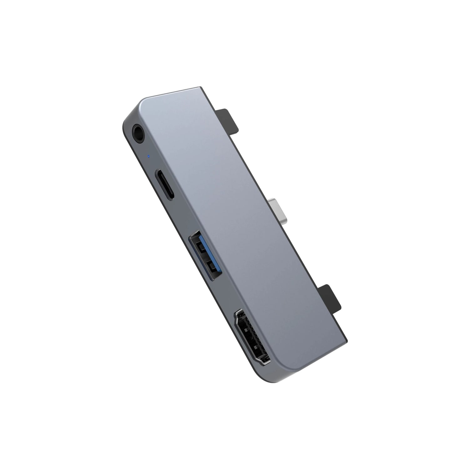 Targus Sanho HyperDrive 4-in-1 USB-C Hub For iPad Pro/Air, 3/8inH x 1-1/16inW x 3-1/4inD, Silver, HD319E-SILVER - Image 3