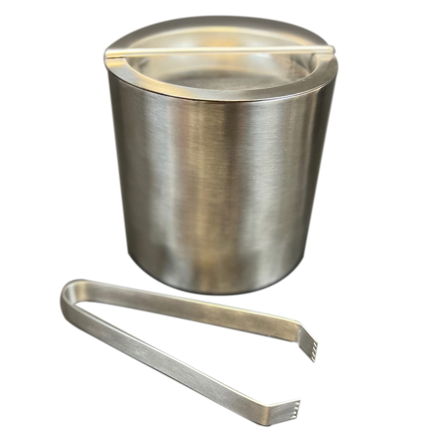 Hospitality Source Luxury Ice Buckets, 3-Quart, Matte Silver, Set Of 6 Buckets - Image 3