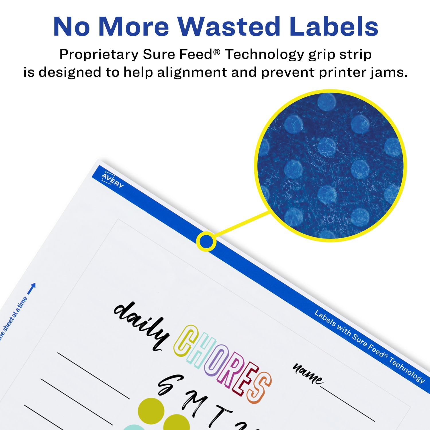 Avery Glossy Permanent Labels With Sure Feed, 94263-WGP50, Rectangle, 10in x 7in, White, Pack Of 50 - Image 5
