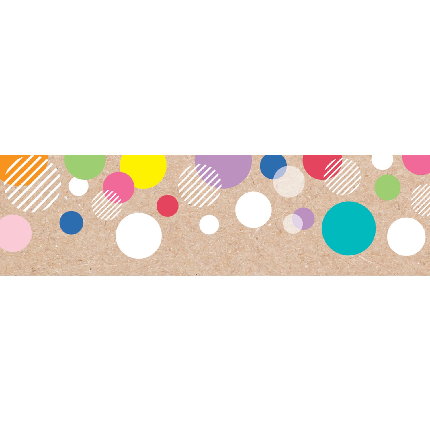 Creative Teaching Press EZ Borders, Krafty Pop Colorful Kraft Bubbles, 24 Borders Per Pack, Set Of 3 Packs - Image 3