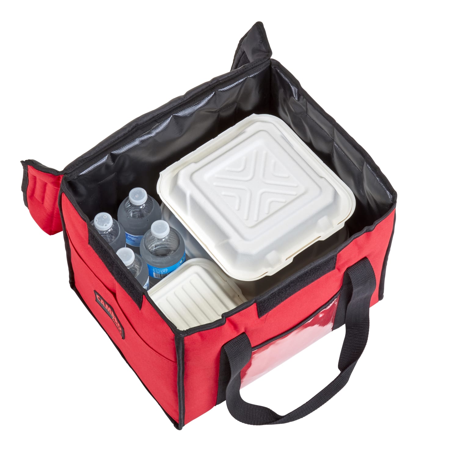 Cambro Delivery GoBags, 15in x 12in x 12in, Red, Set Of 4 GoBags - Image 3