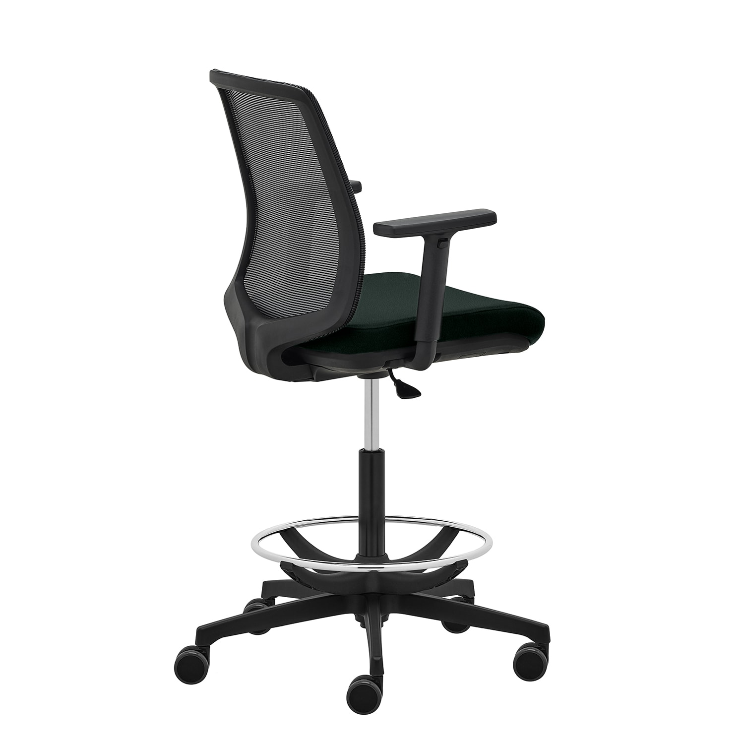 WorkPro Expanse Antimicrobial VinylMesh MidBack Adjustable Drafting Chair With Back Black PopularChairscom WorkPro Expanse Antimicrobial VinylMesh Mid Back Adjustable Drafting Chair With Back Black PopularChairscom