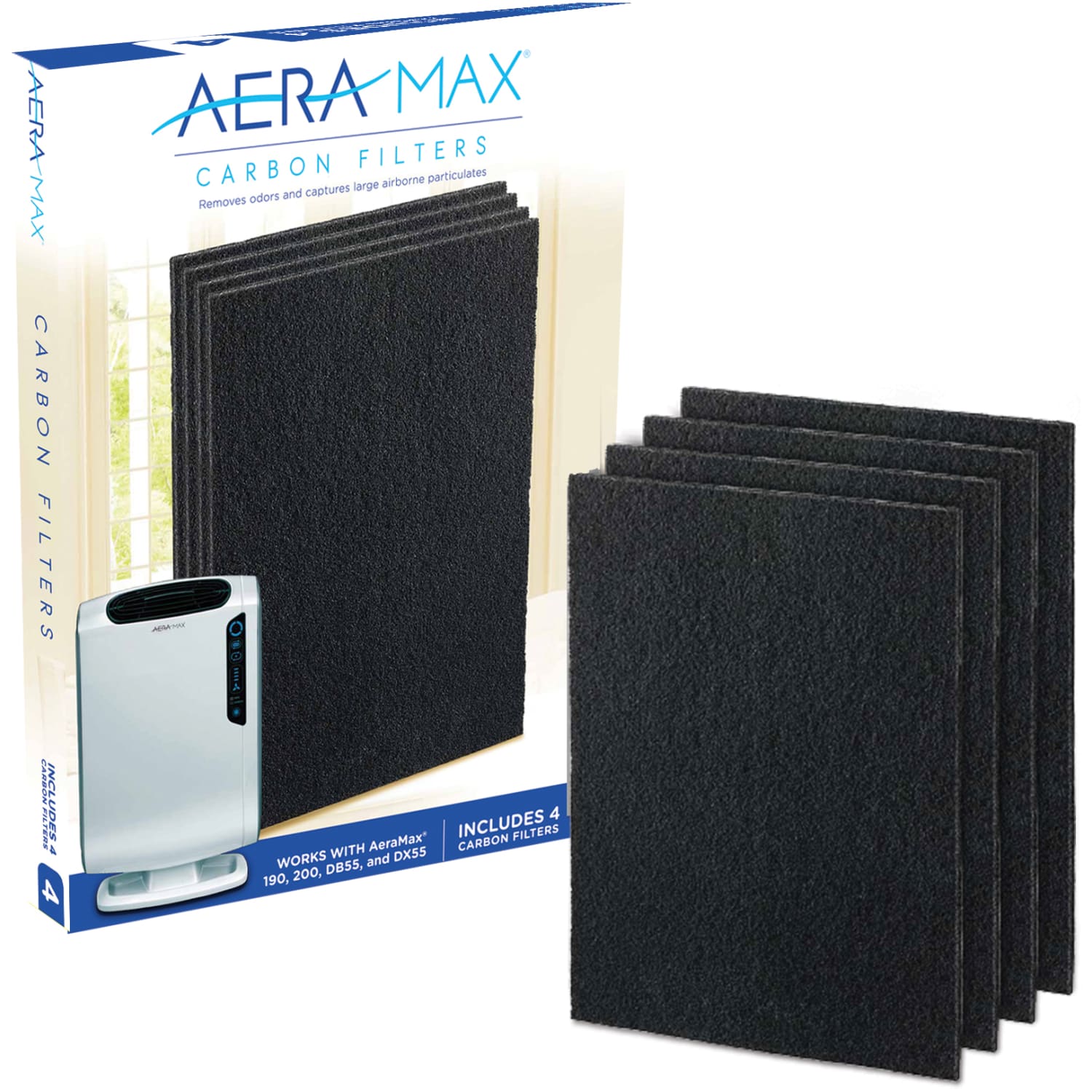 Fellowes AeraMax Carbon Filters, 10-3/16in x 13-1/4in, Pack Of 16 Filters - Image 3