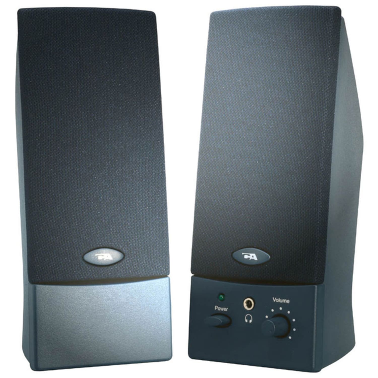 Cyber Acoustics 2.0 USB Speaker System, Black, CA-2016WB