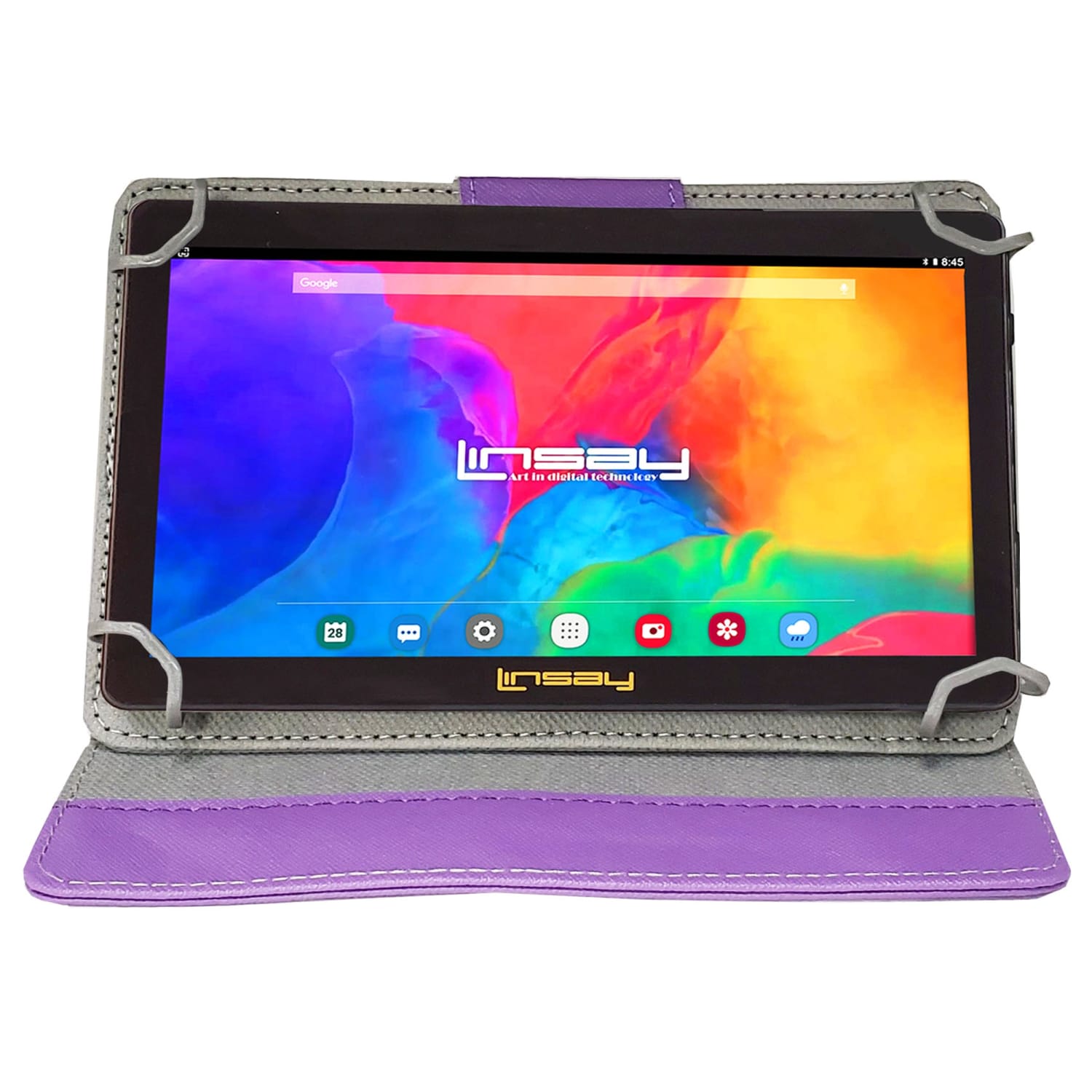 Linsay F7 Tablet, 7in Screen, 2GB Memory, 64GB Storage, Android 13, Purple - Image 3