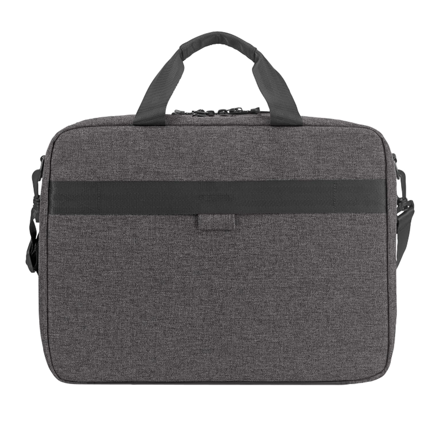 Solo New York Voyage Briefcase With 15.6in Laptop Pocket, Gray - Image 6