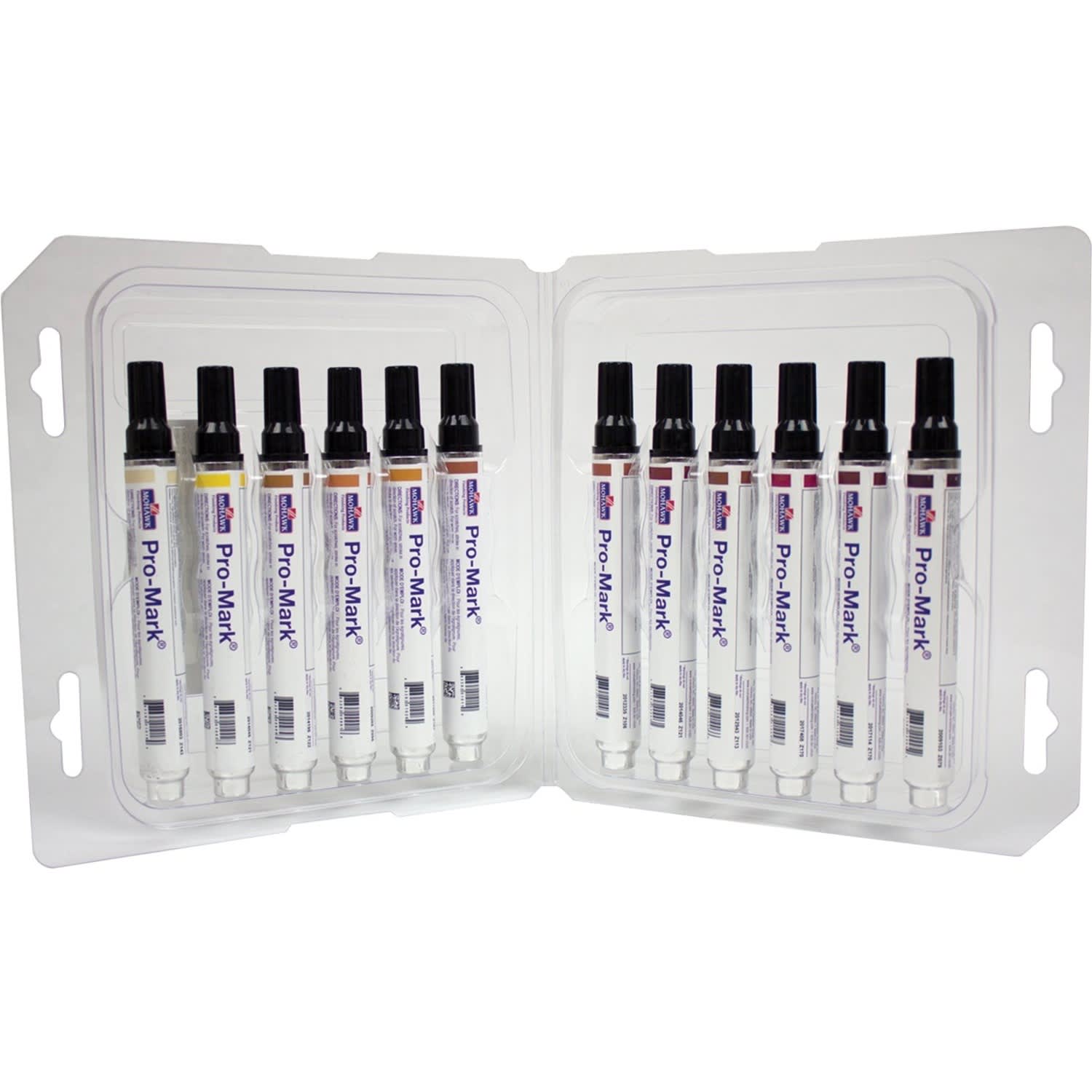 Mohawk Finishing Products Pro-Mark Touch-up Markers, Medium Point, White Barrels/Multicolor Ink, Pack Of 12 Markers - Image 6