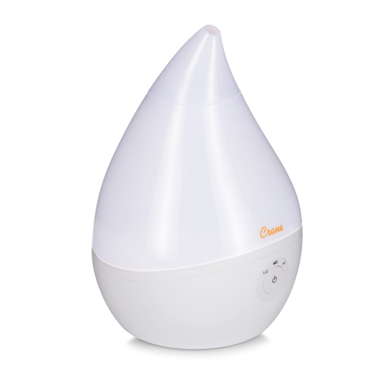 Crane Droplet Ultrasonic Cool Mist Humidifier, 0.5 Gallon,  6 3/4in x 6 3/4in x 10 1/2in, White - Image 3
