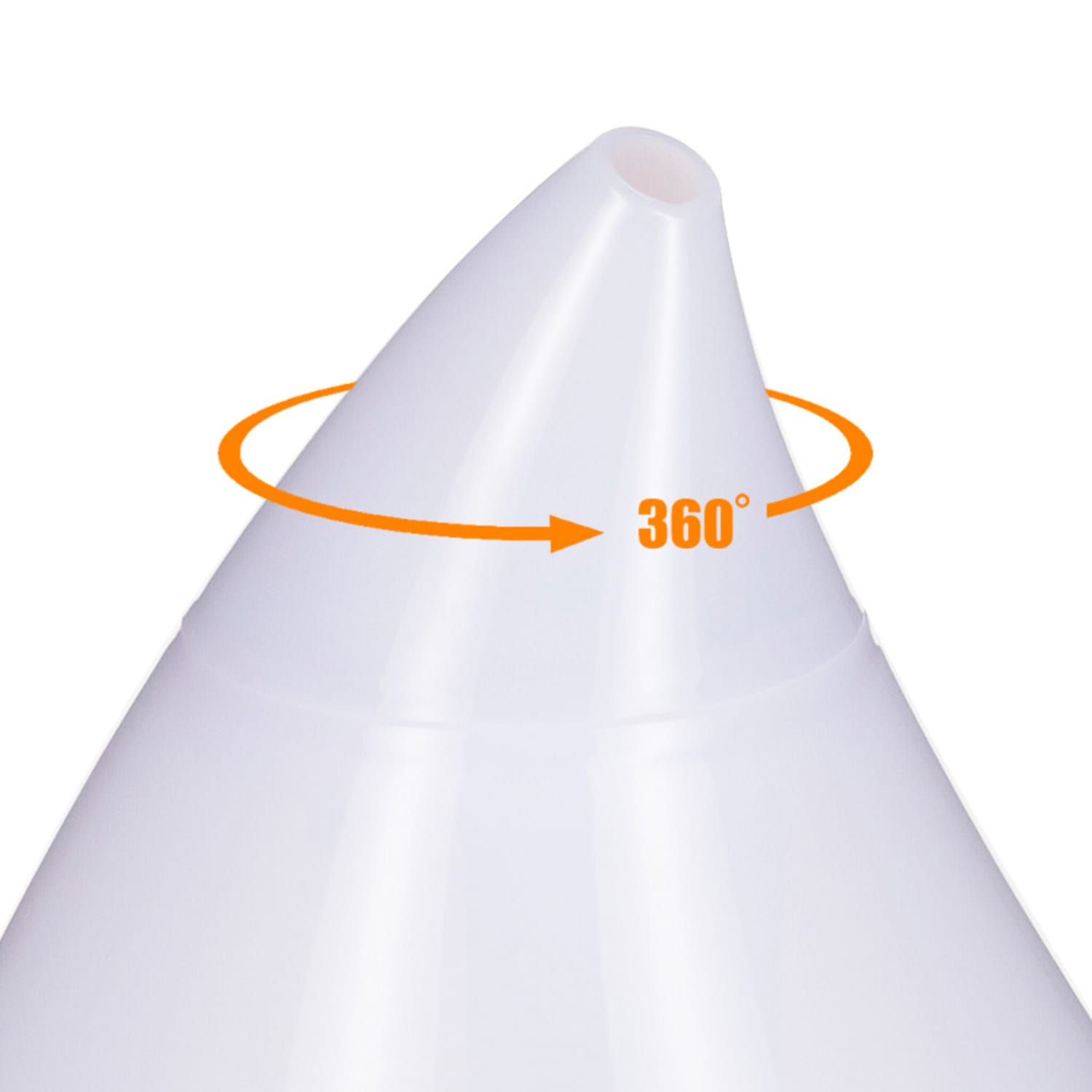 Crane Droplet Ultrasonic Cool Mist Humidifier, 0.5 Gallon,  6 3/4in x 6 3/4in x 10 1/2in, White - Image 4
