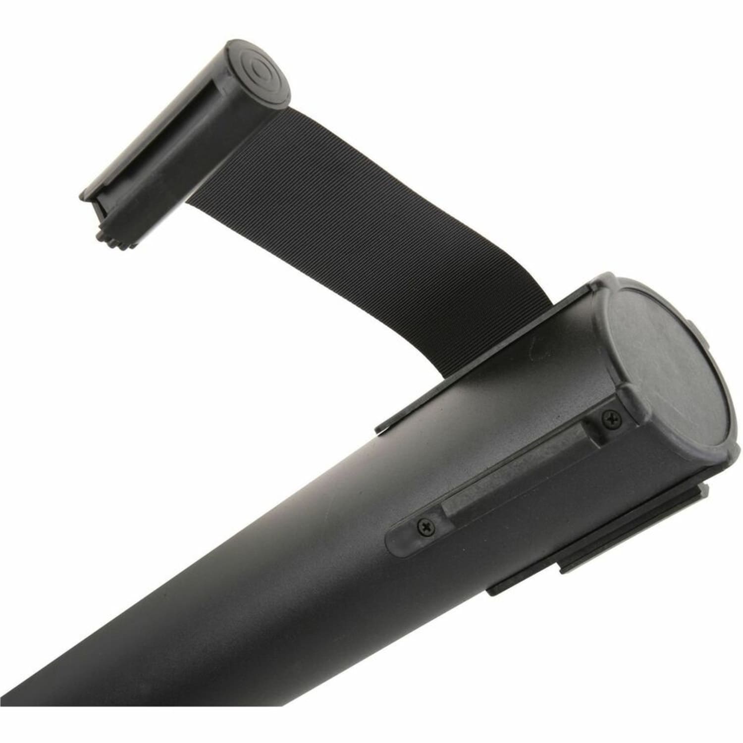 Genuine Joe Crowd-Control Posts With Web Tape, 34in, Black, Pack Of 2 Posts - Image 5
