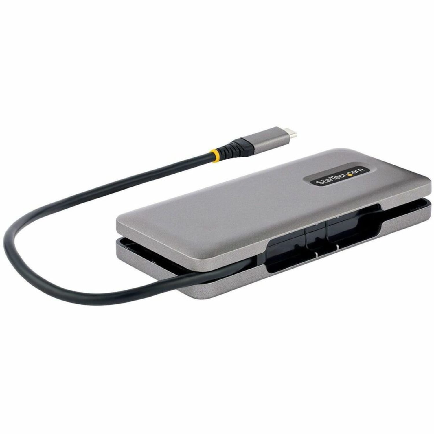 StarTech.com 4-Port USB-C Hub, USB 3.1 10Gbps, 100W Power Delivery Pass-Through, 9.8in (25cm) Cable, Portable USB Expansion Hub - Image 3