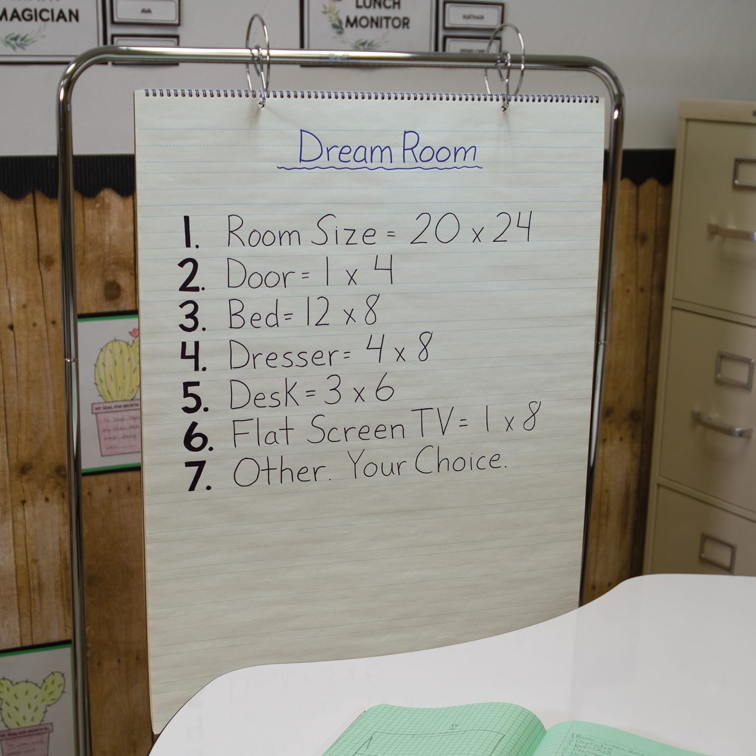 Pacon Chart Tablets, 24in x 32in, 1-1/2in Ruled, 25 Sheets, Manuscript Cover, Pack Of 2 Tablets - Image 5