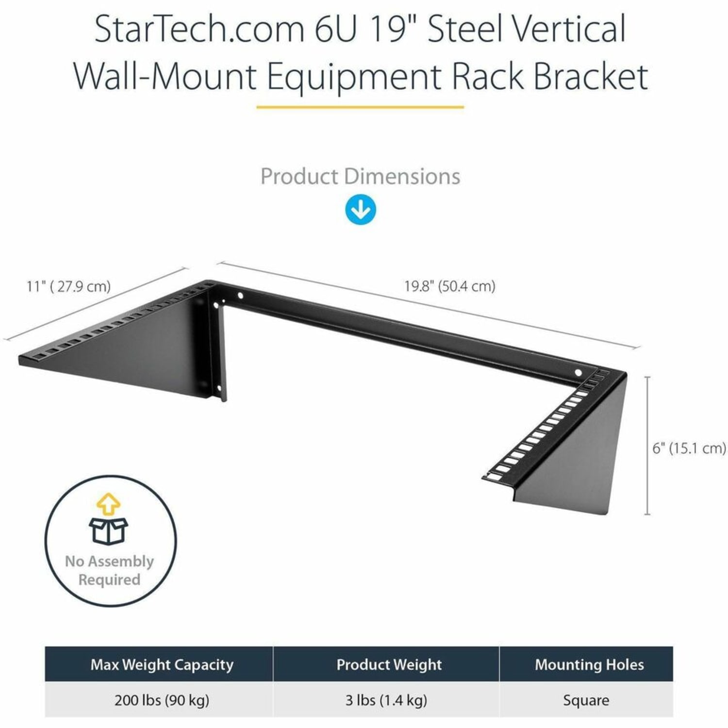 StarTech.com 6U 19-Inch Steel Vertical Rack and Wallmountable Server Rack - Image 5