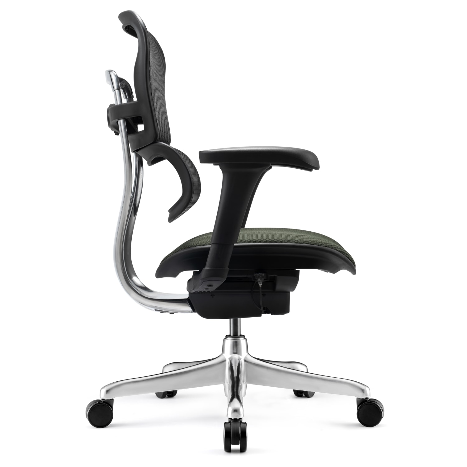 WorkPro 12000 V2 Series Ergonomic Mesh/Fabric High-Back Office Chair, Olive/Black, BIFMA Compliant - Image 5