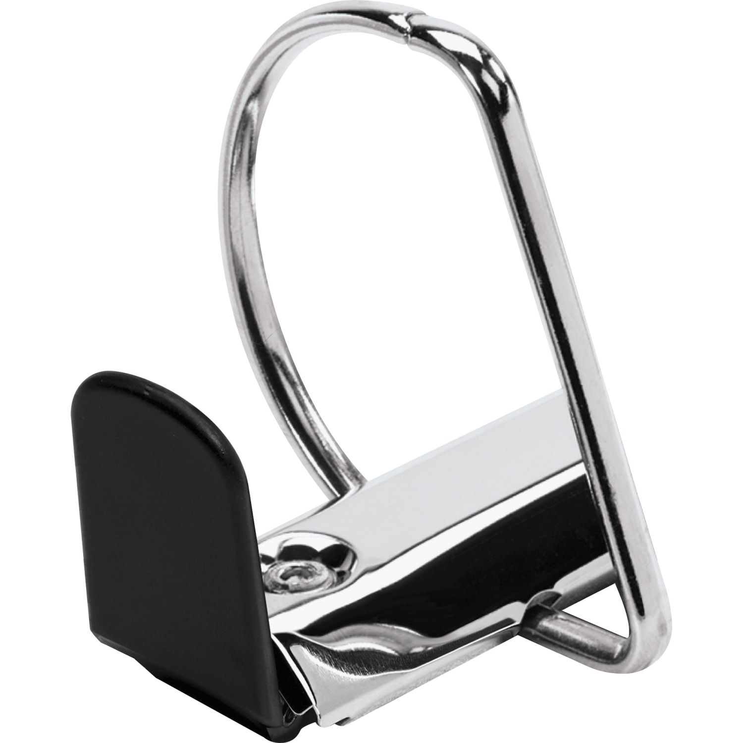 Sparco Locking View 3-Ring Binder, 5in D-Rings, 44% Recycled, Black - Image 3