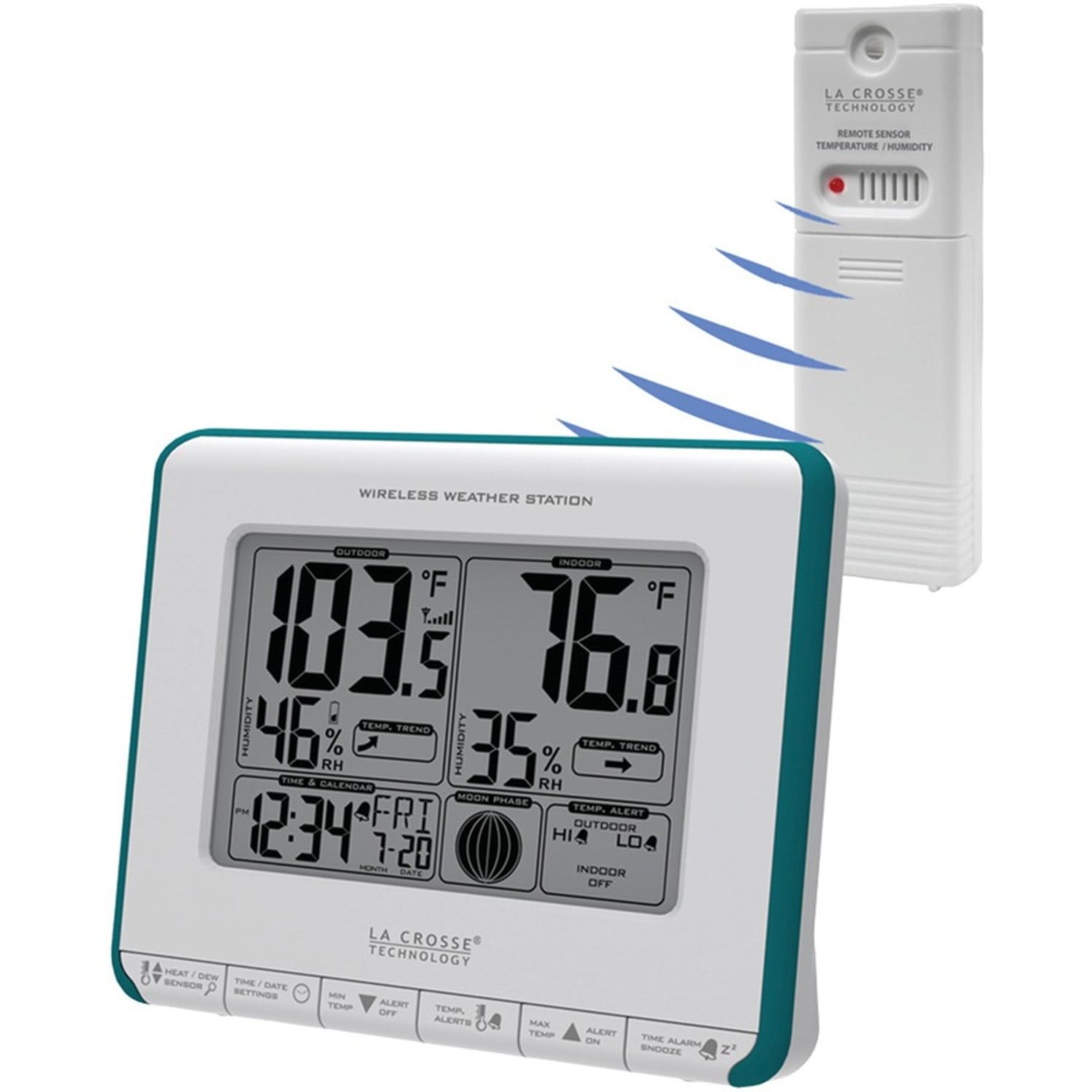 La Crosse Technology Wireless Weather Station - Weather Station200 ft - Desktop - Image 5