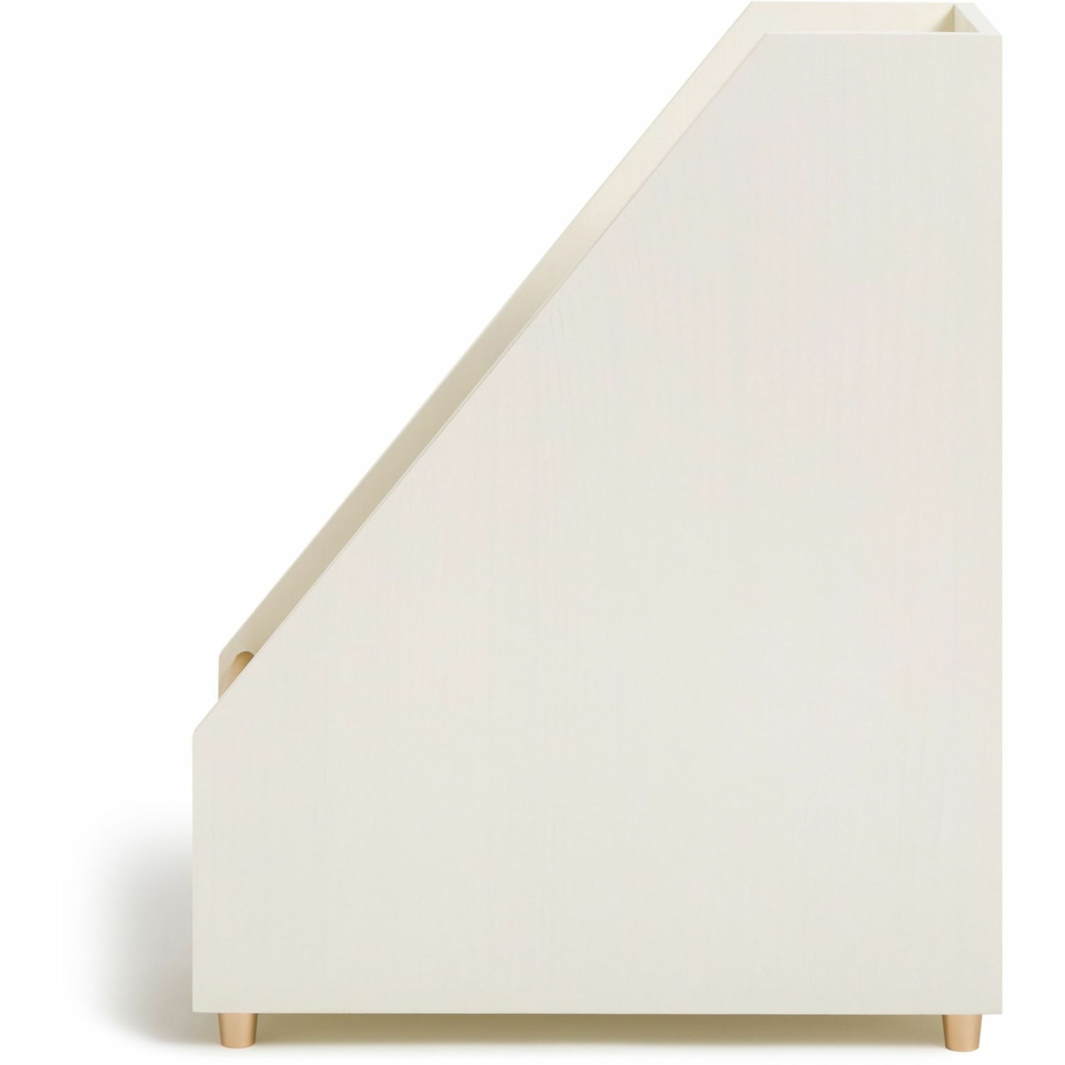 U Brands Juliet Collection Magazine Holder - White - Pine Wood - 1 Each - Image 5