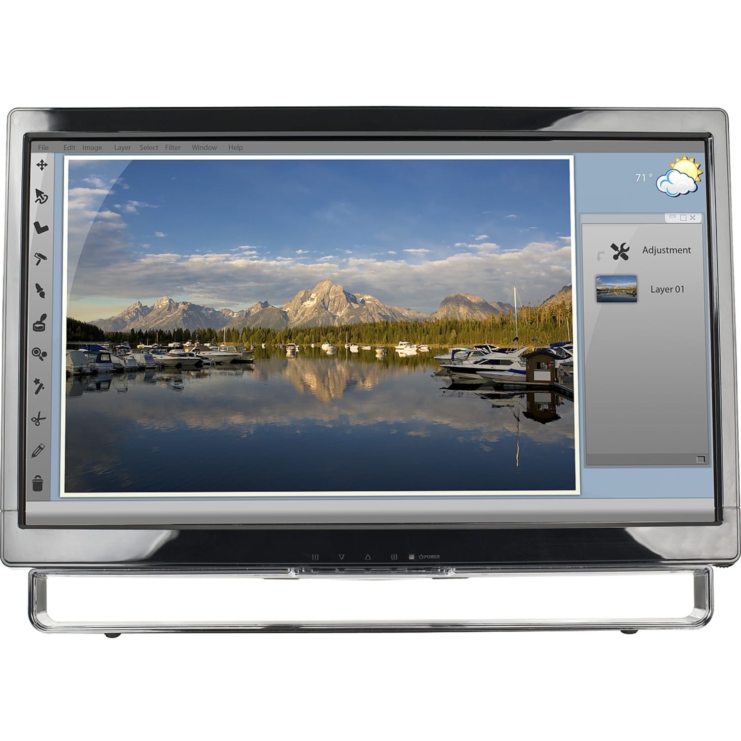 Planar PXL2230MW 22 LCD Touch Screen Monitor - Image 3