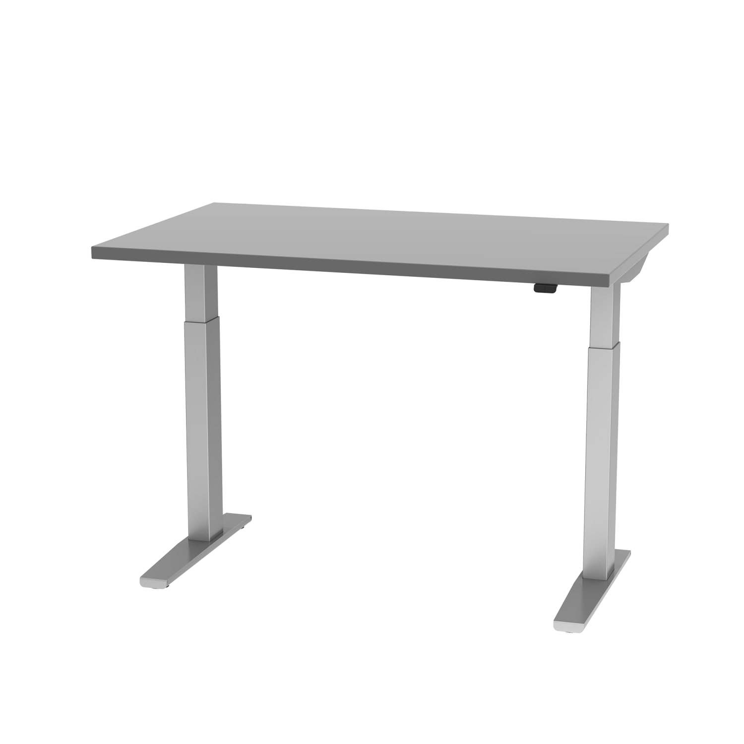 Fellowes Triumph LX Electric Height Adjustable 2-Leg Table Base, For Tables 36in-60in x 30in, 43-1/2inH x 36inW x 30inD, Silver - Image 4