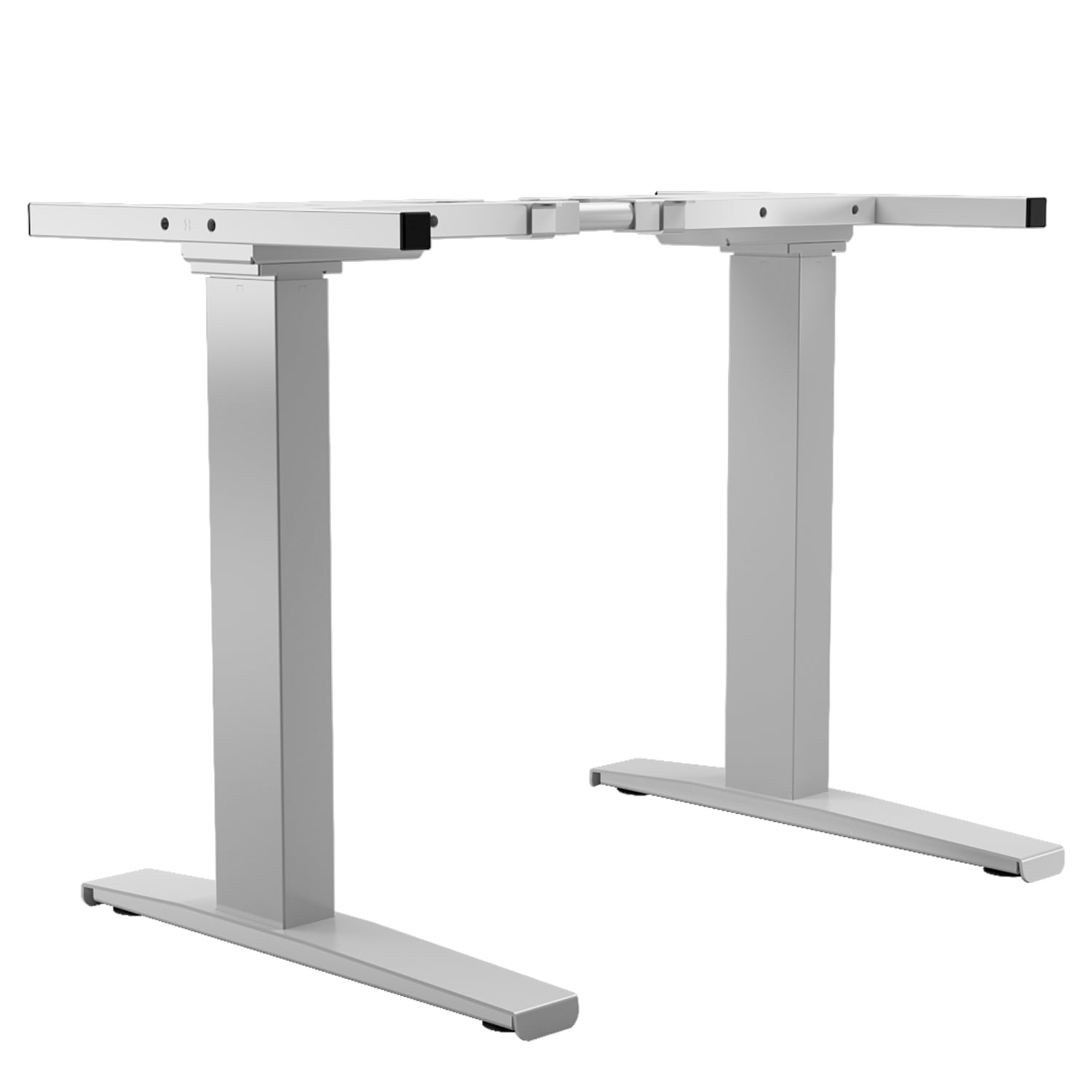 Fellowes Triumph LX Electric Height Adjustable 2-Leg Table Base, For Tables 36in-60in x 30in, 43-1/2inH x 36inW x 30inD, Silver - Image 5