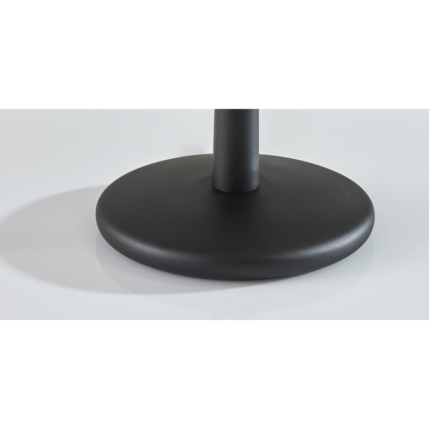 Adesso Scallop Table Lamp, Black/Cream Fabric Shade - Image 3